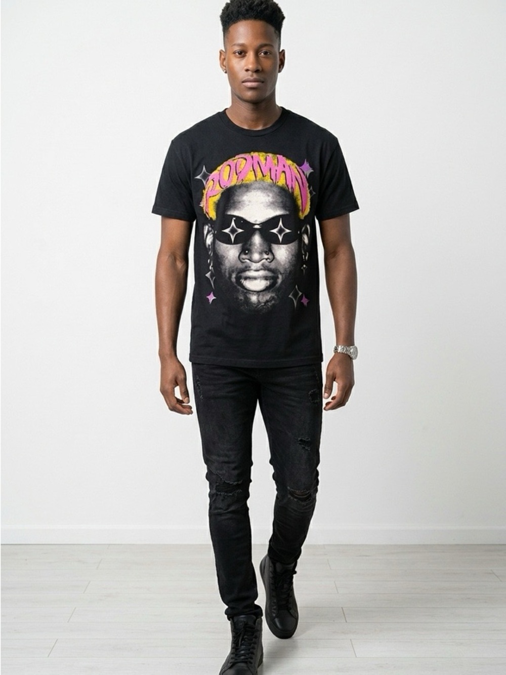 Rodman Graphic Men’s T-Shirt Size Medium